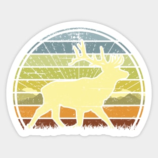 Deer Mountain Sunset Sticker